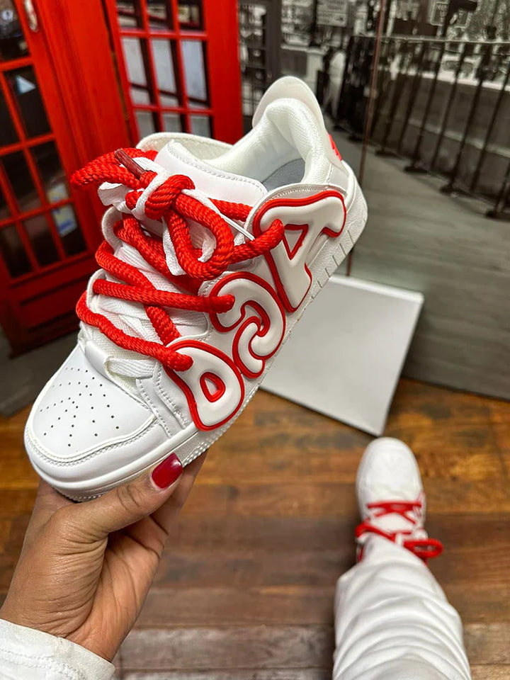 Graffiti Streetwear Statement Sneakers