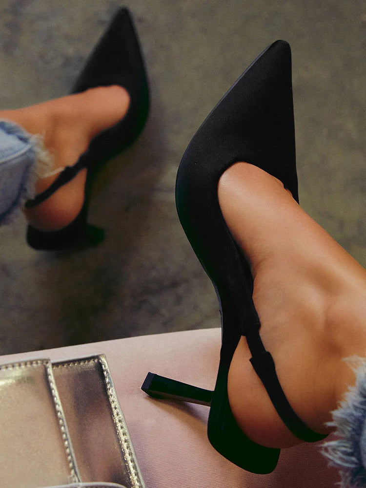 Sleek Elegant Slingback Pumps
