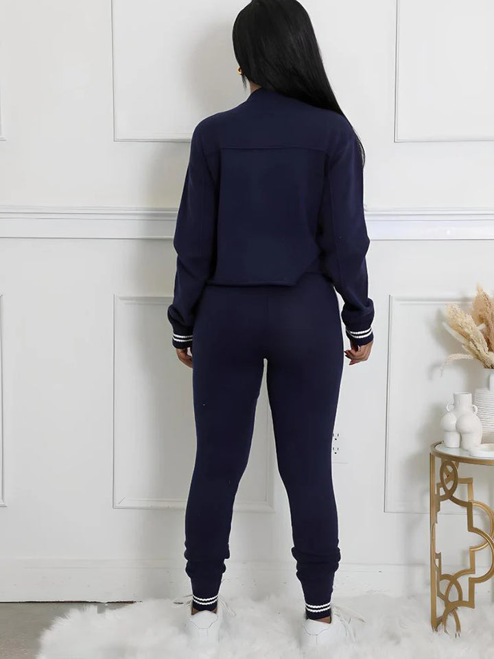 Knit 06 Graphic Top Leggings Set