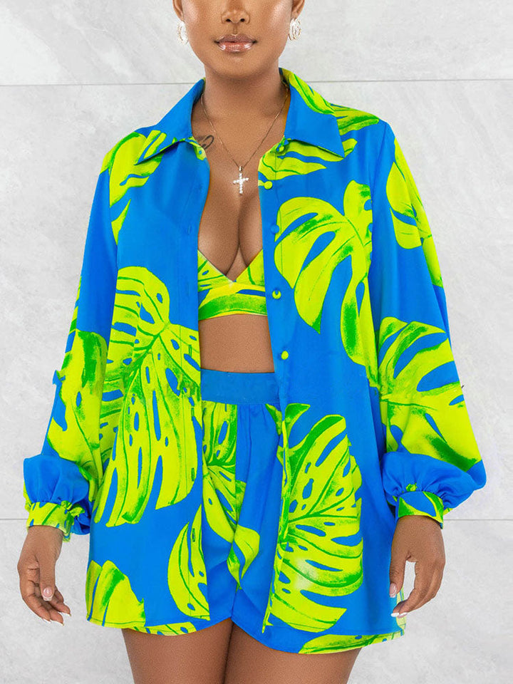 Vacay Three Piece Set Black / S