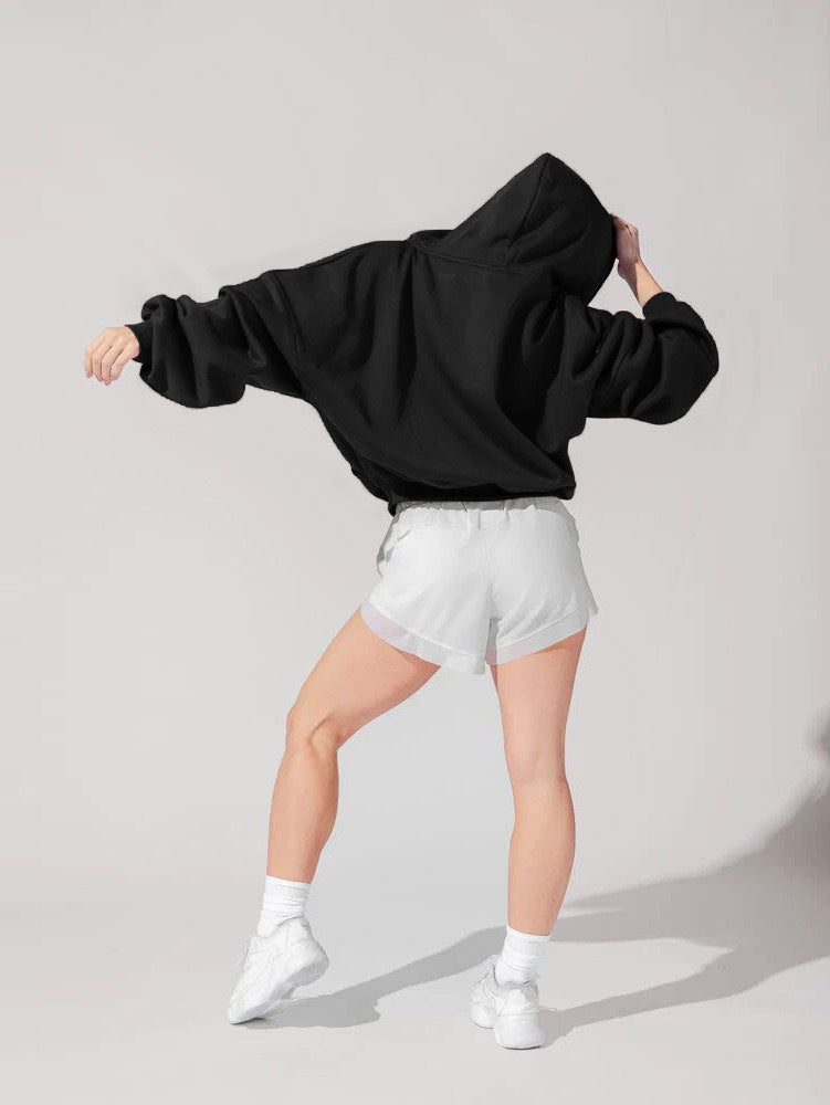 Long Sleeve Casual Solid Color Sweatshirt