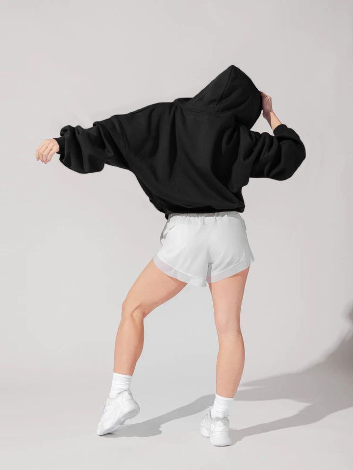 Long Sleeve Casual Solid Color Sweatshirt