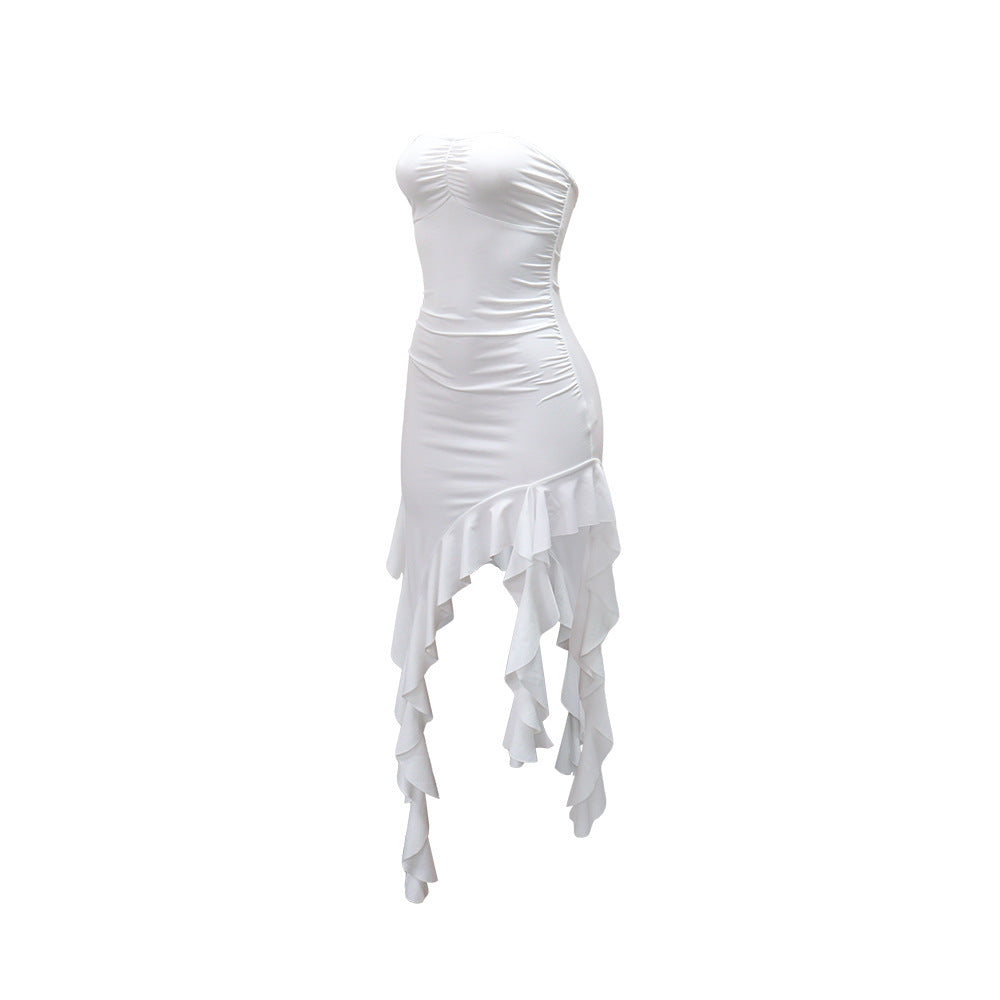 Ruffle Wrap Dress