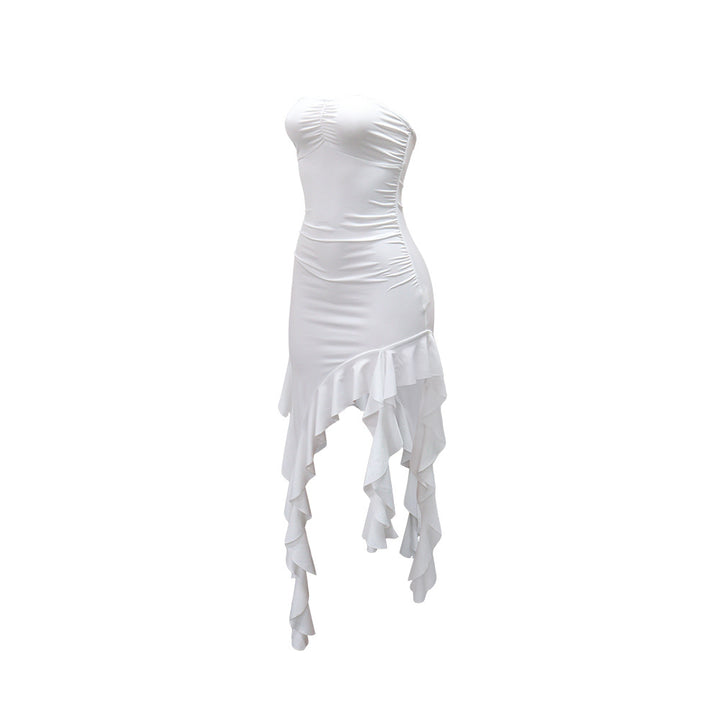 Ruffle Wrap Dress