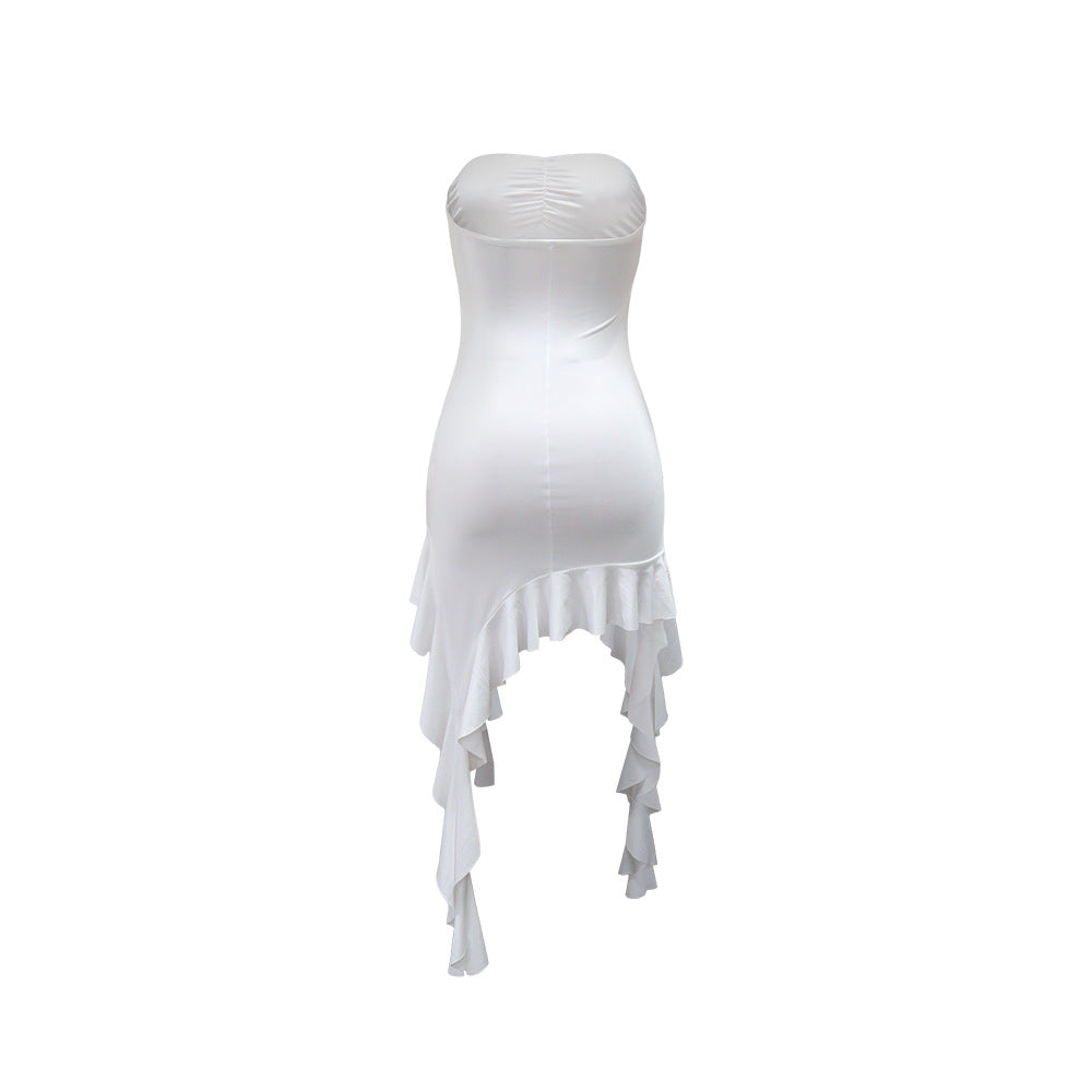 Ruffle Wrap Dress