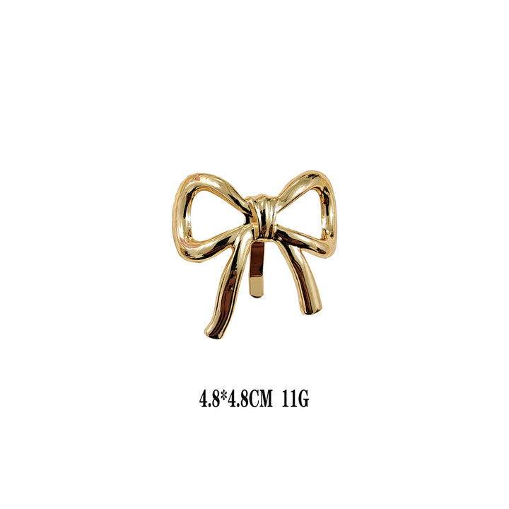 Metal Hair Clip with Horse Tail Design