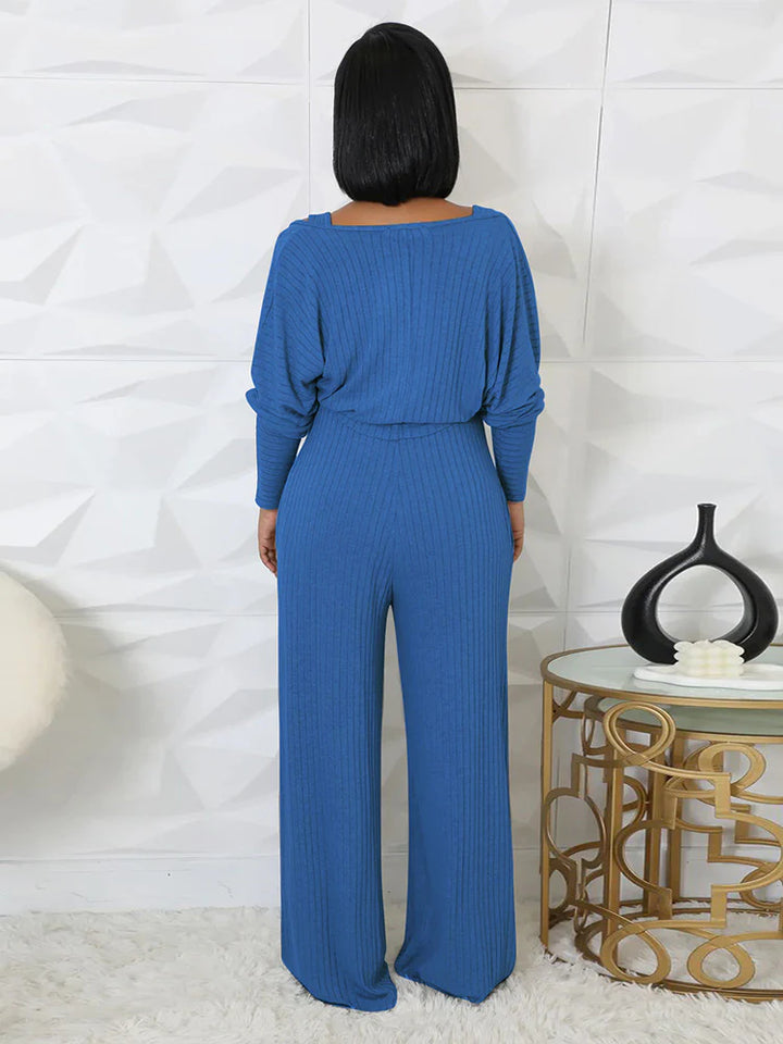Ribbed Bolero & Jumpsuit Sets