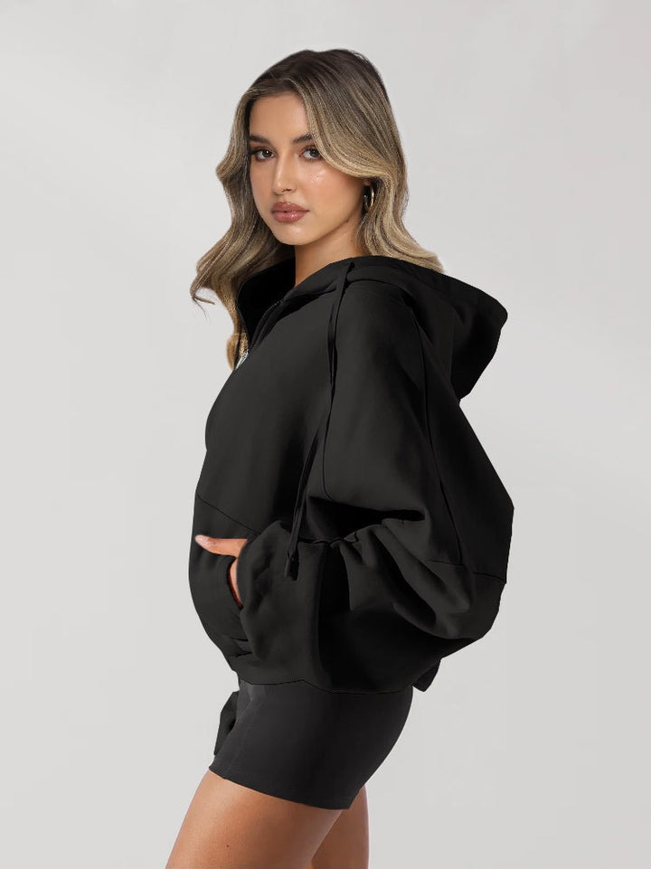 Long Sleeve Casual Solid Color Sweatshirt