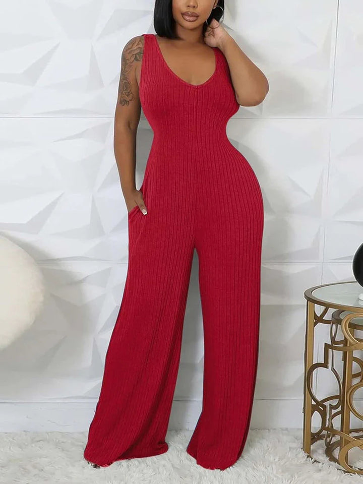 Ribbed Bolero & Jumpsuit Sets