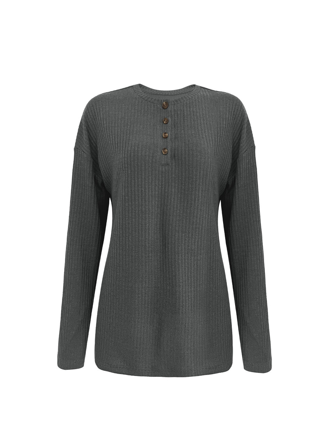 Fall and Winter Casual Zipper Loose Knit Sweater