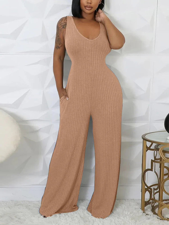 Ribbed Bolero & Jumpsuit Sets