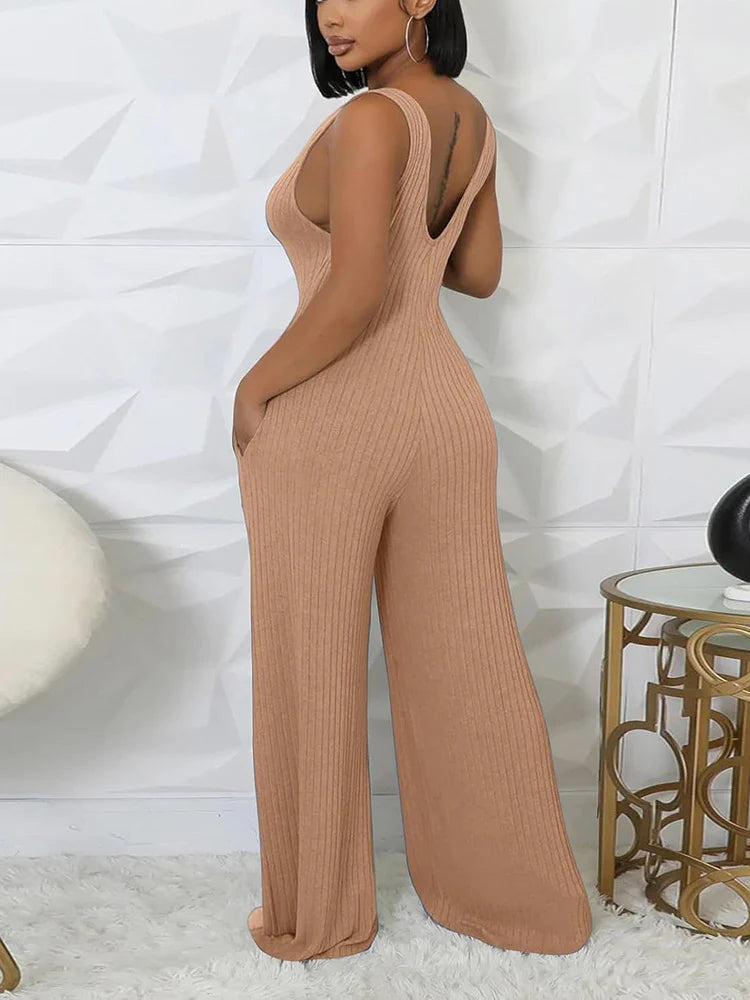 Ribbed Bolero & Jumpsuit Sets
