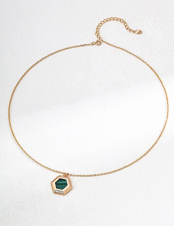 Malachite Light Luxury Necklace