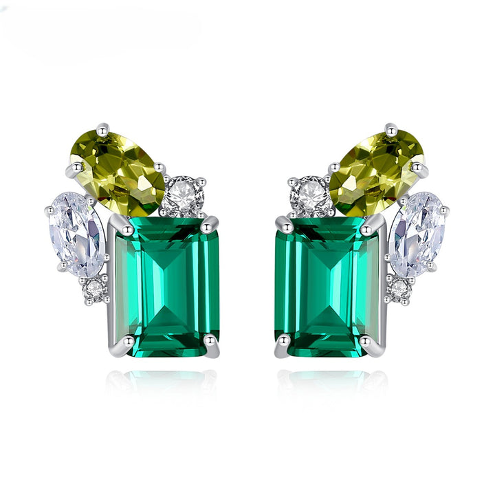 Emerald Gemstone Earrings