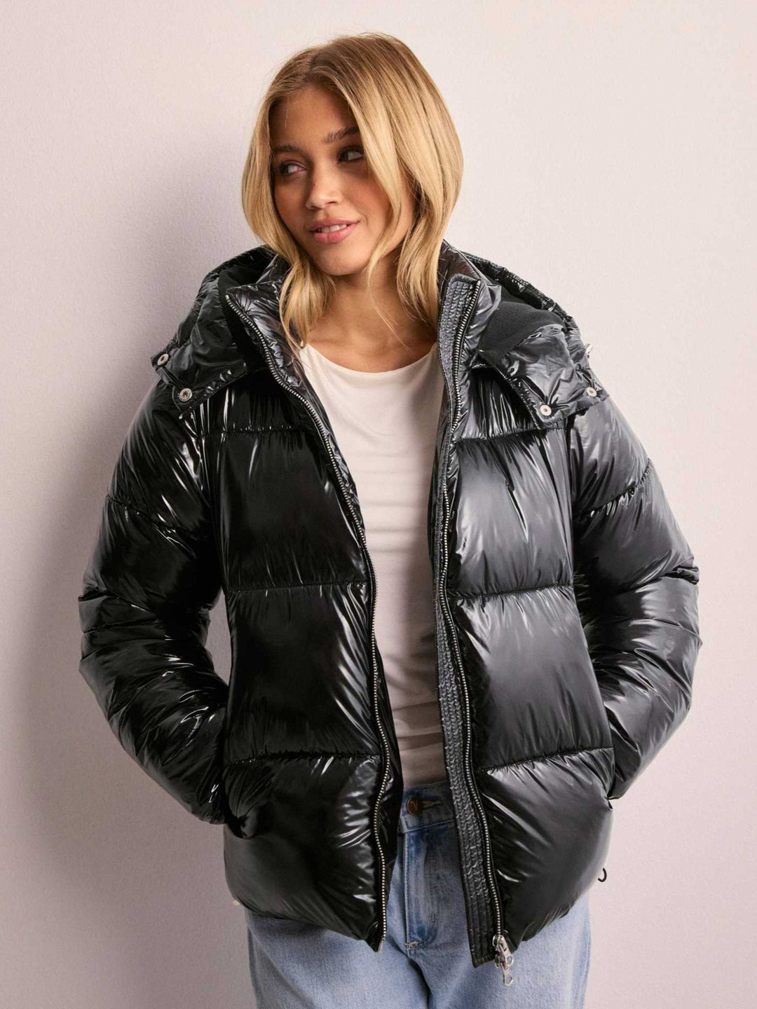 Winter Casual Hooded Cotton Jacket with Thickened Lining