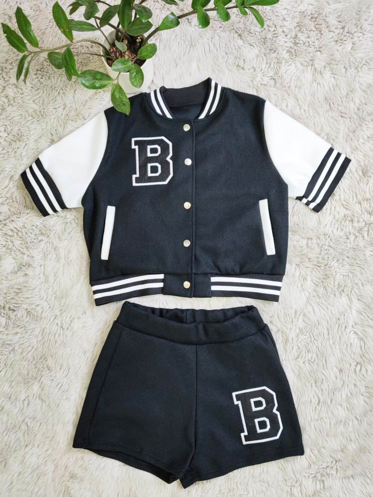 Varsity Short Set Black / L