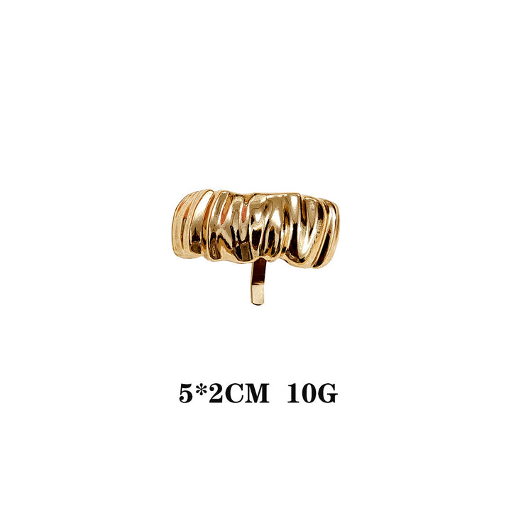 Metal Hair Clip with Horse Tail Design