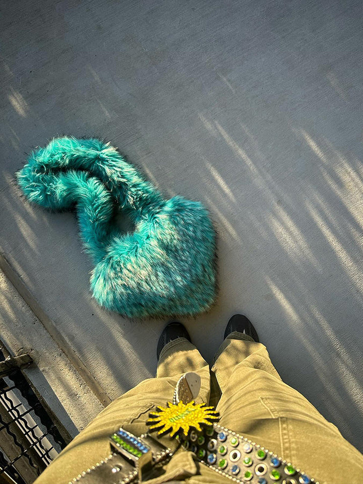 Faux Fur Shoulder Bag