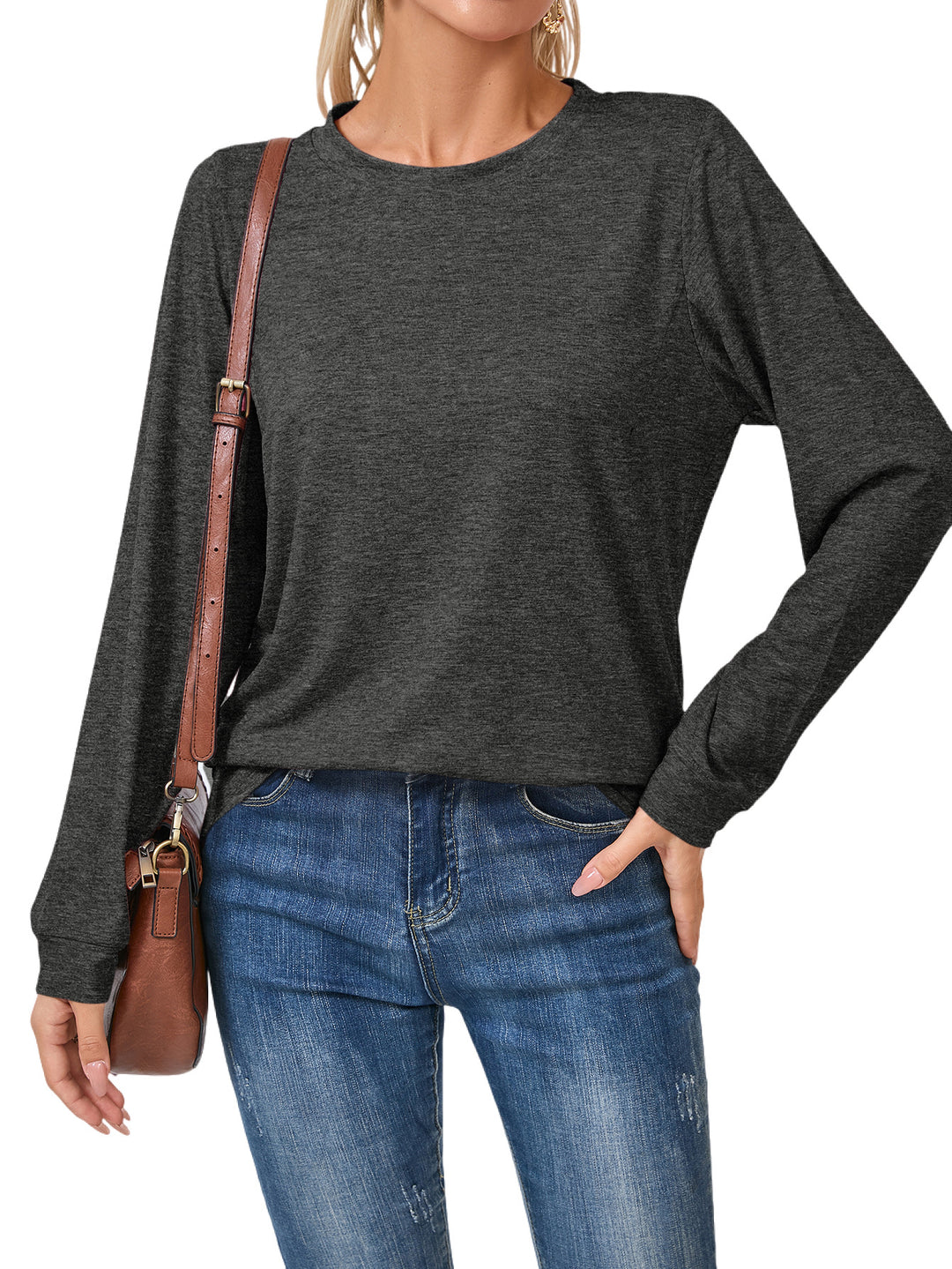 Casual Crew Neck Comfort T-Shirt