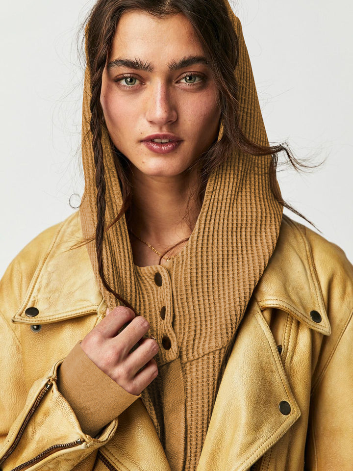 Patchwork Zipper Hoodie