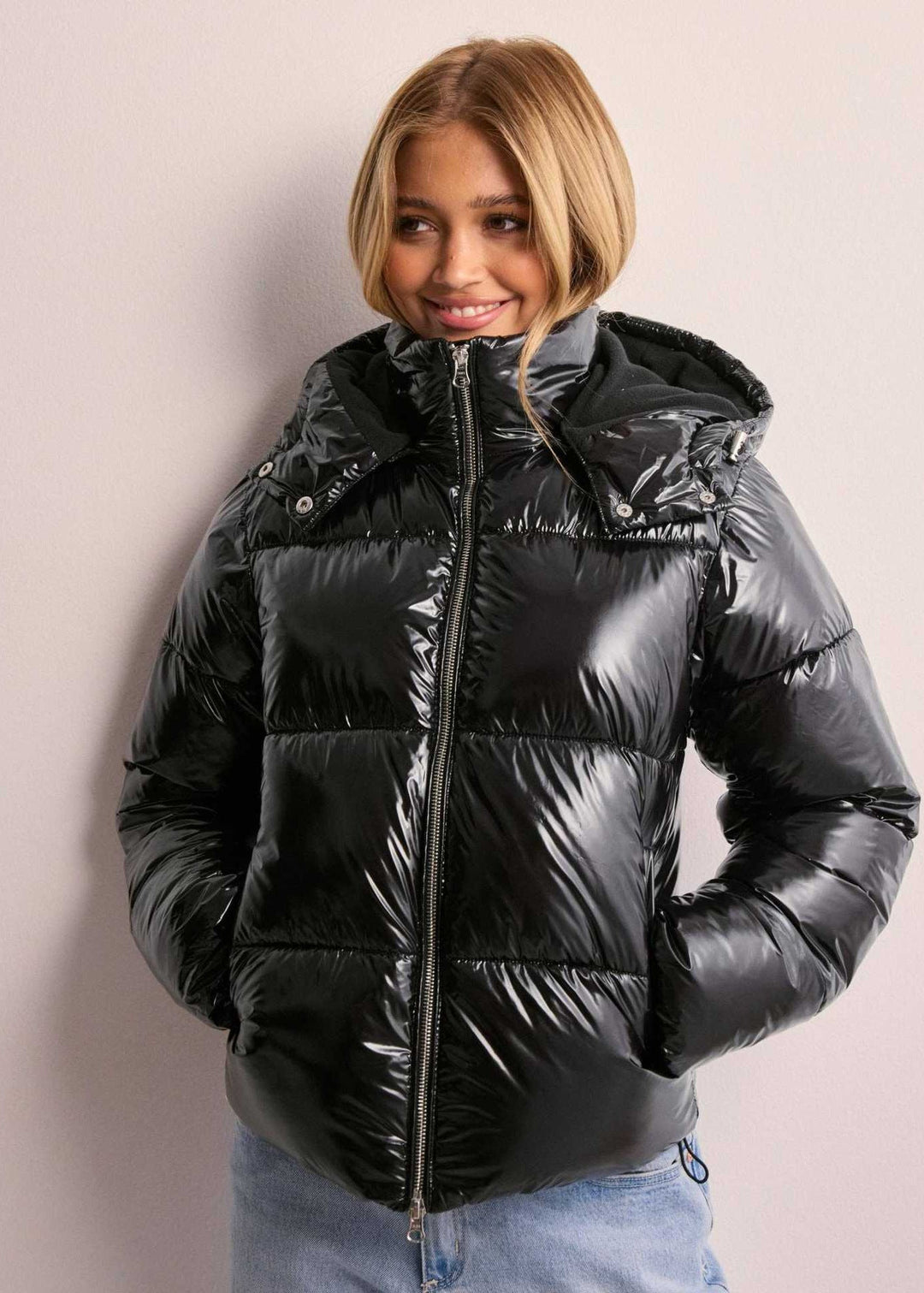 Winter Casual Hooded Cotton Jacket with Thickened Lining