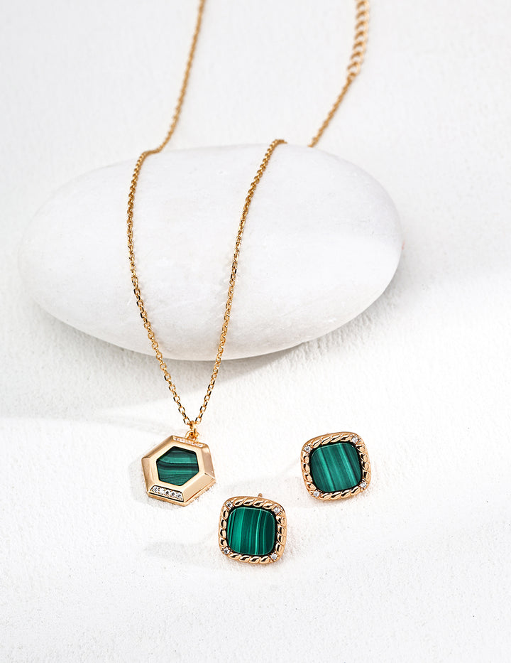 Malachite Light Luxury Necklace