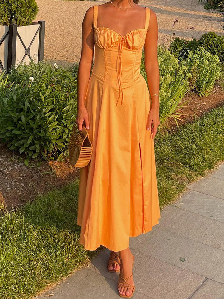 Sleeveless Bustier Sundress Rose / S