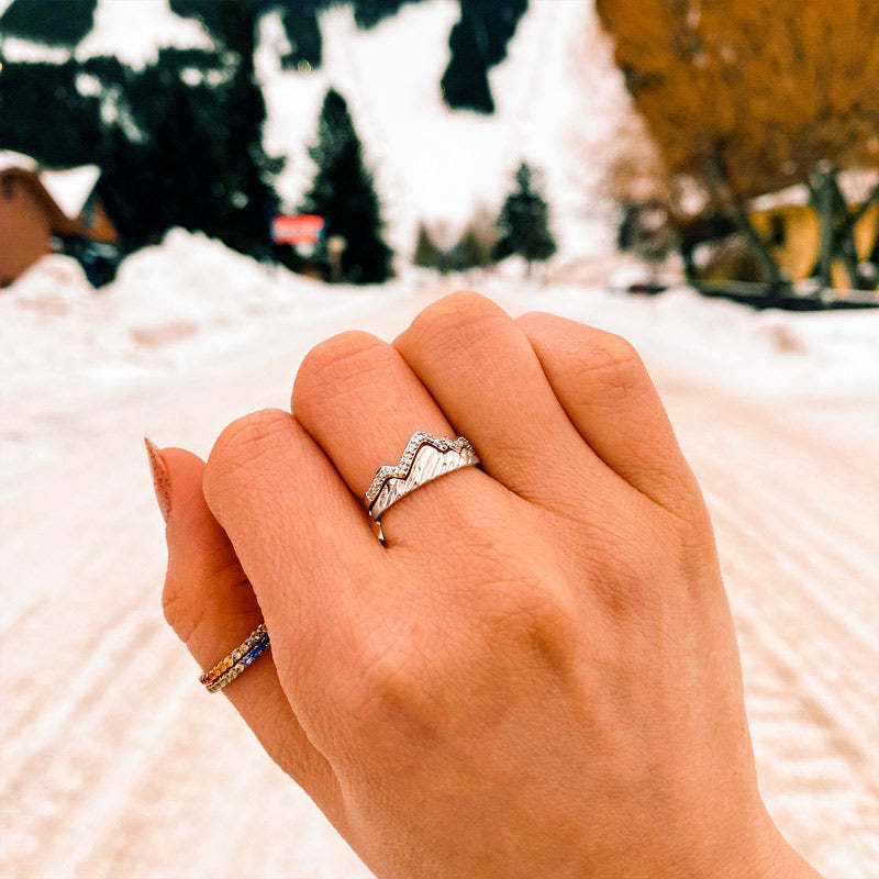 Natural Mountains Fashion Ring