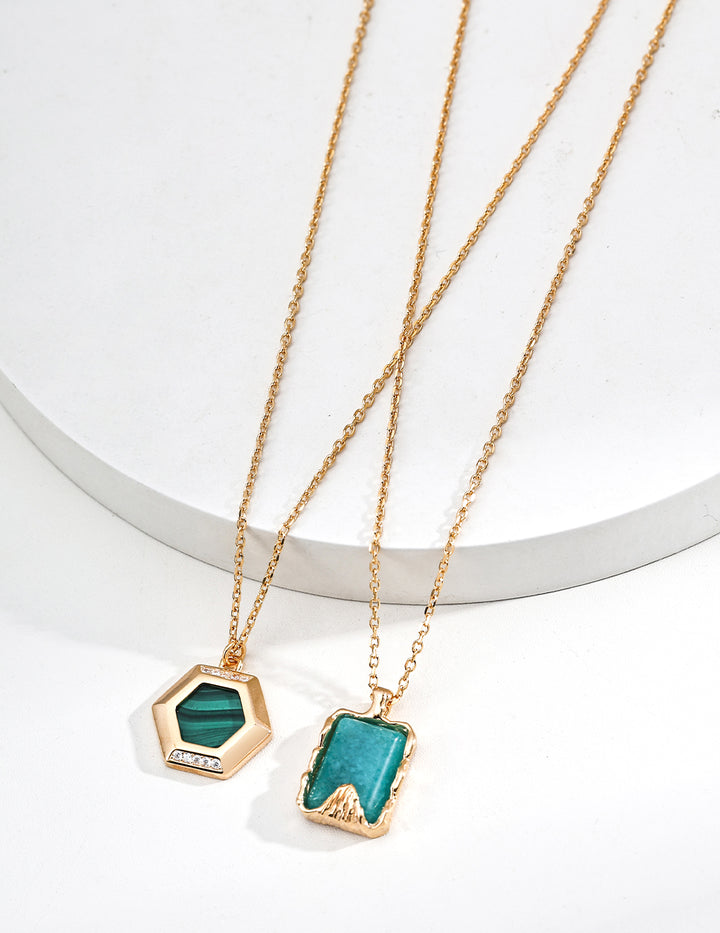 Malachite Light Luxury Necklace