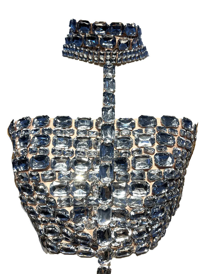 Glamorous Rhinestone Top Black / L