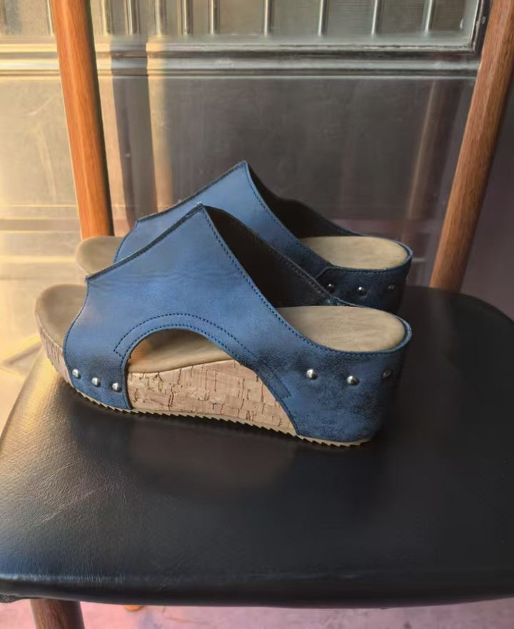 Retro Thick Bottom Muffin Slippers