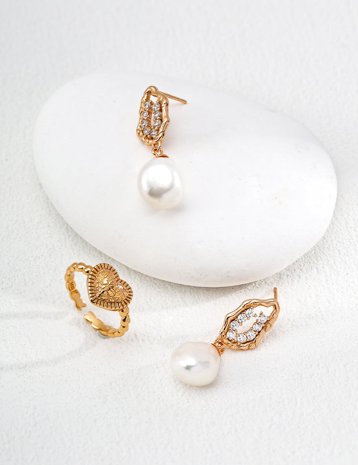 River of Love Zirconia Earrings