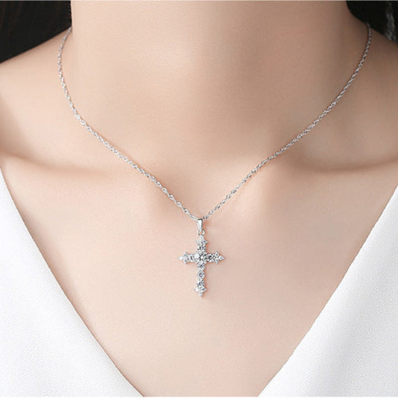 Cross Zirconia Necklace