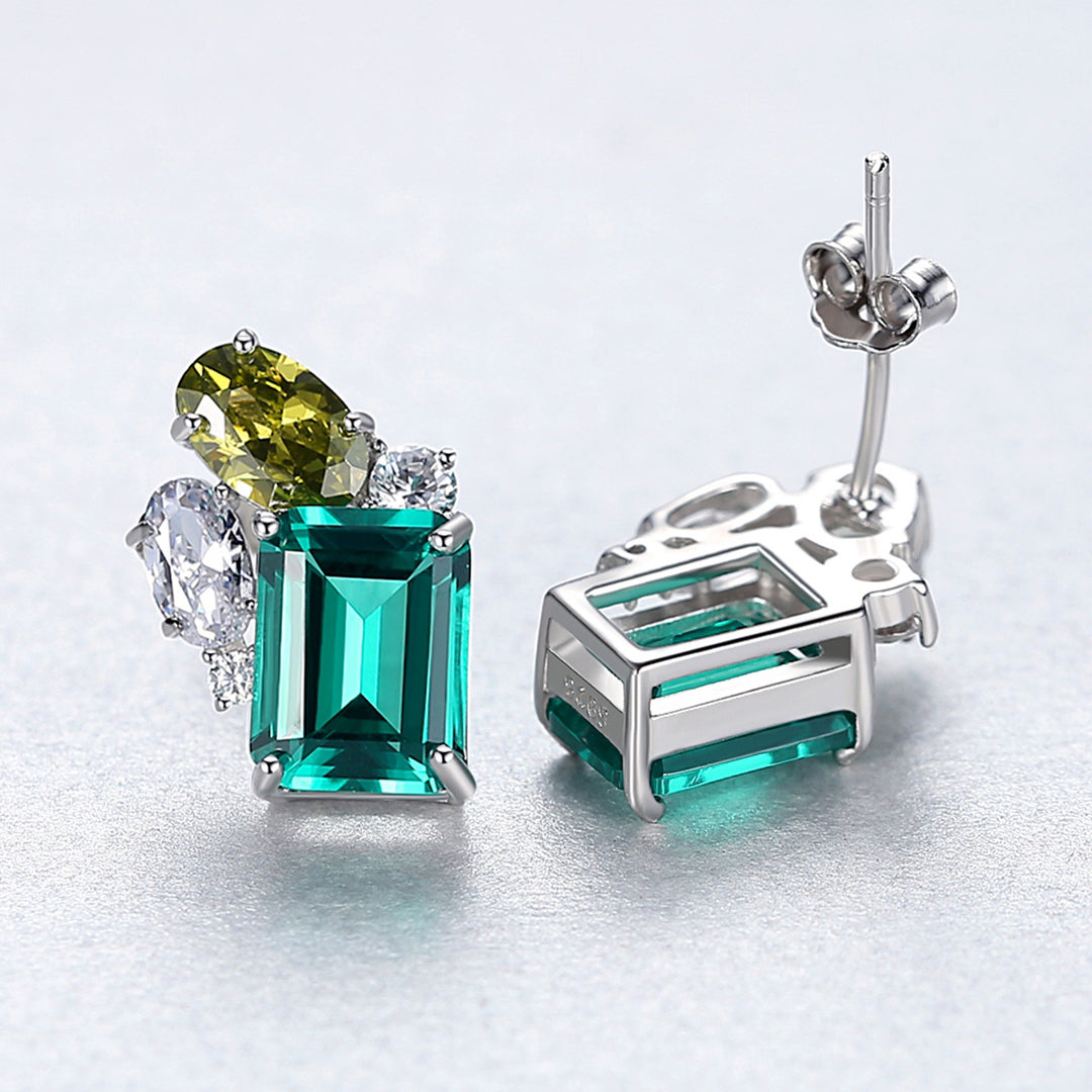 Emerald Gemstone Earrings