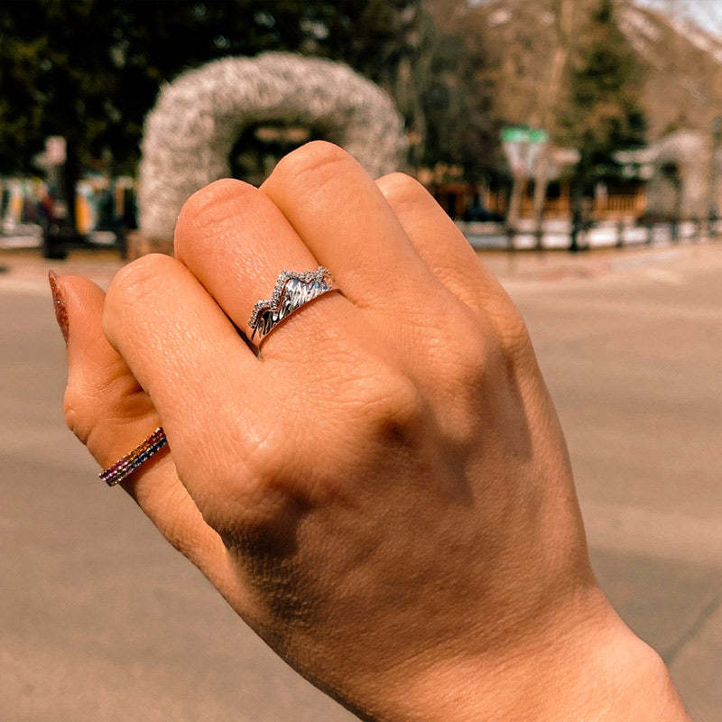 Natural Mountains Fashion Ring