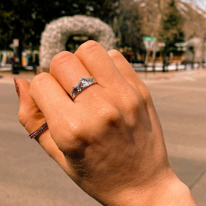 Natural Mountains Fashion Ring