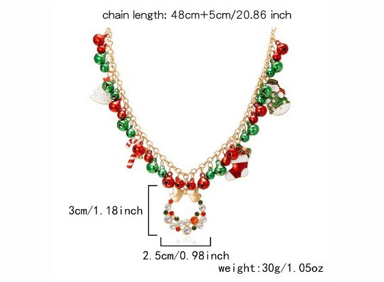 Christmas Bells Christmas Tree Sweater Chain