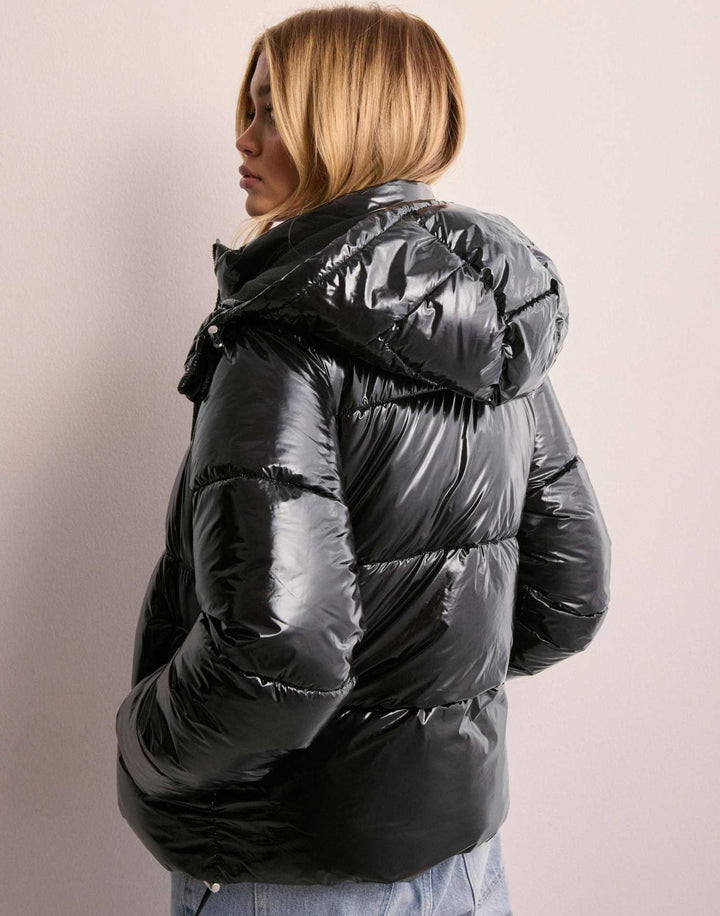 Winter Casual Hooded Cotton Jacket with Thickened Lining
