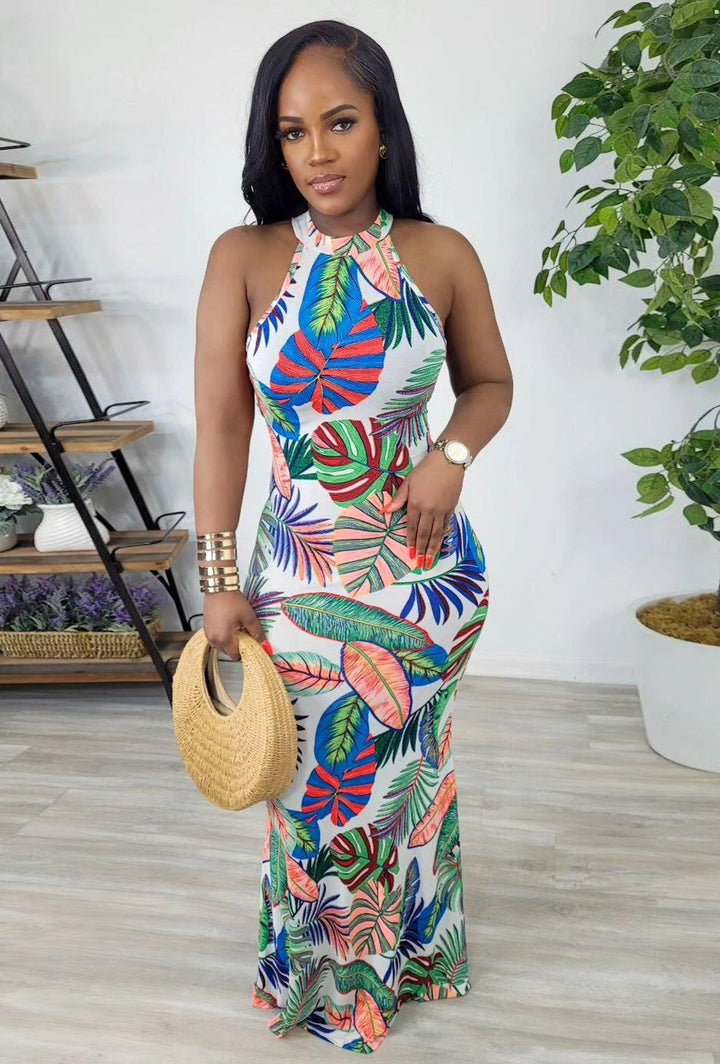 Back Hollow Out Wrap Dresses