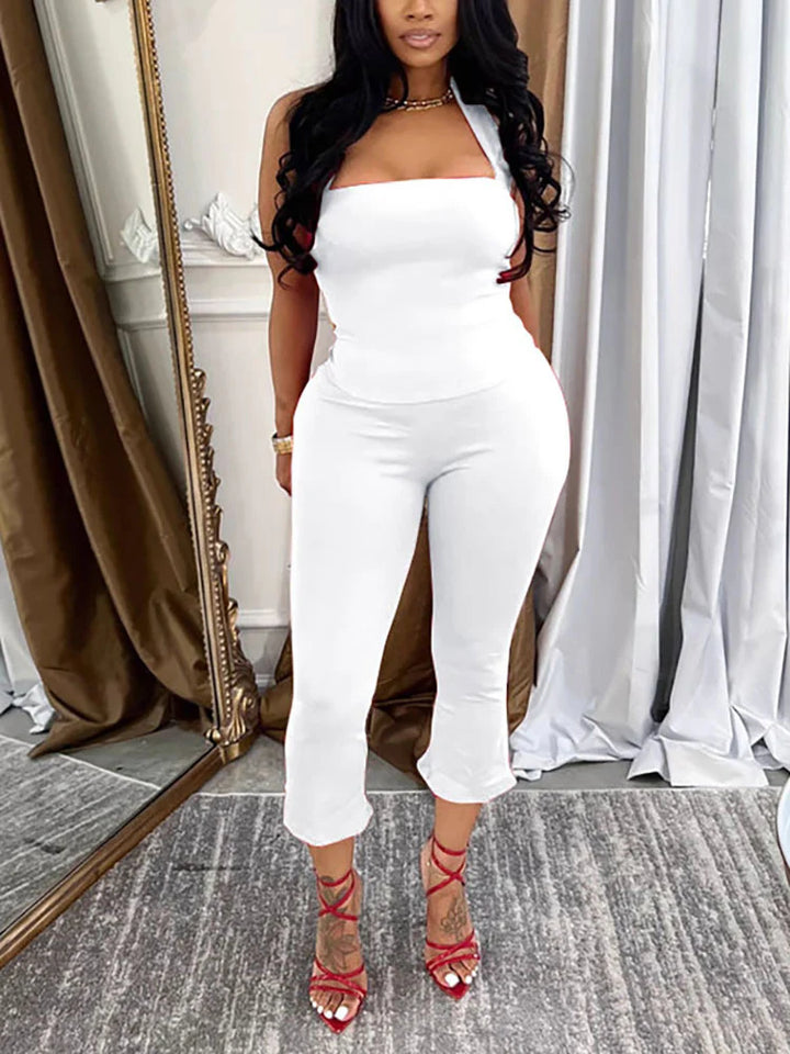 Halter Top & Capri Set
