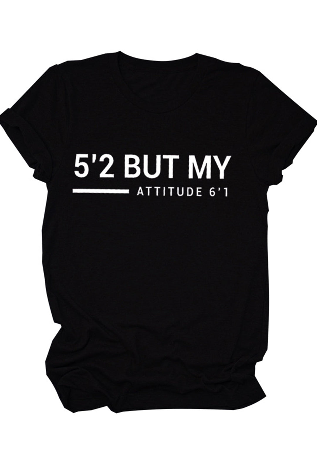 5'2 But My Attitude 6'1 Printed Shirt Lake Blue · L