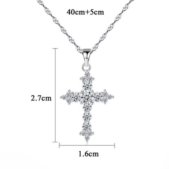 Cross Zirconia Necklace