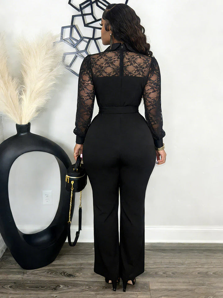 Lace Wide Jumpsuit
