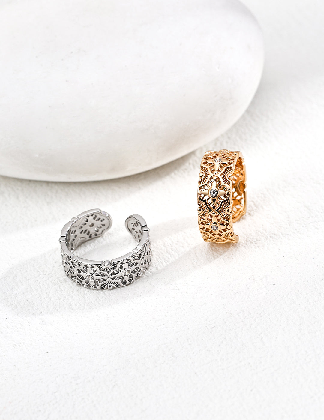 Vintage Design Zirconia Ring