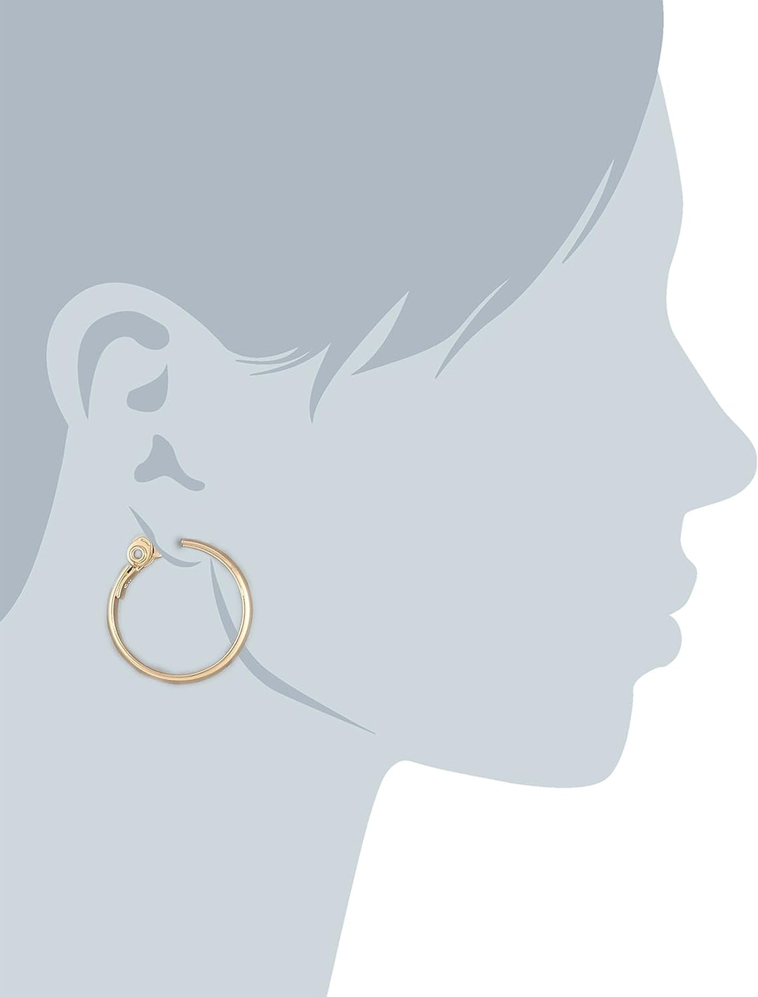 Aethers & Co A3 Anne Klein Clip Hoop Earrings