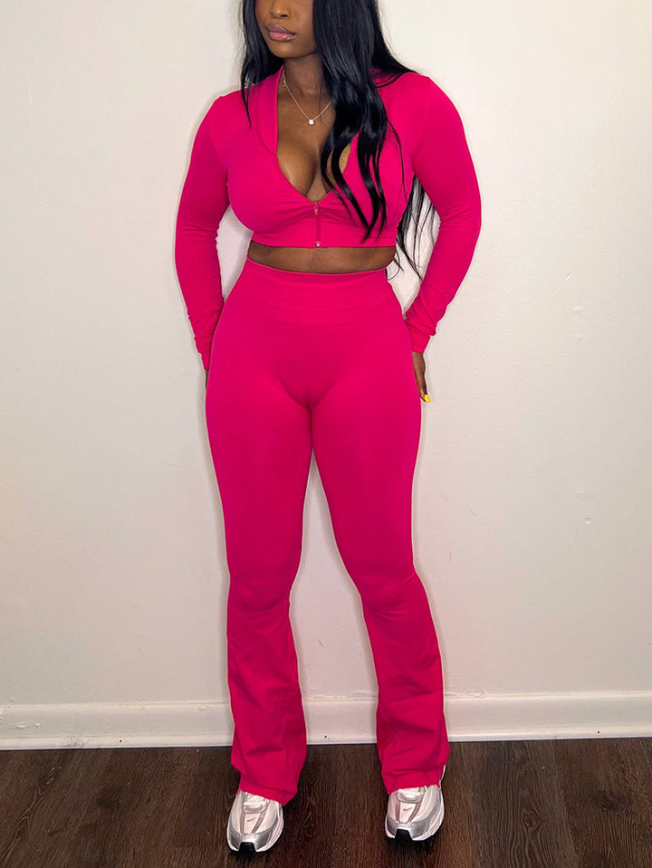 Vibrant 3 Piece Sweatsuits Black / XL