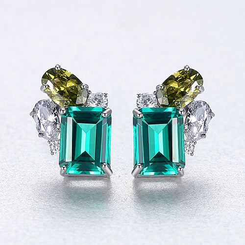 Emerald Gemstone Earrings