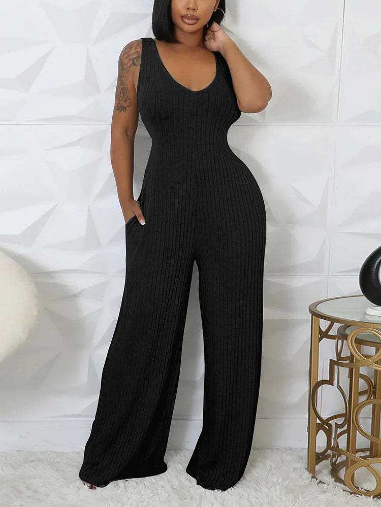 Ribbed Bolero & Jumpsuit Sets