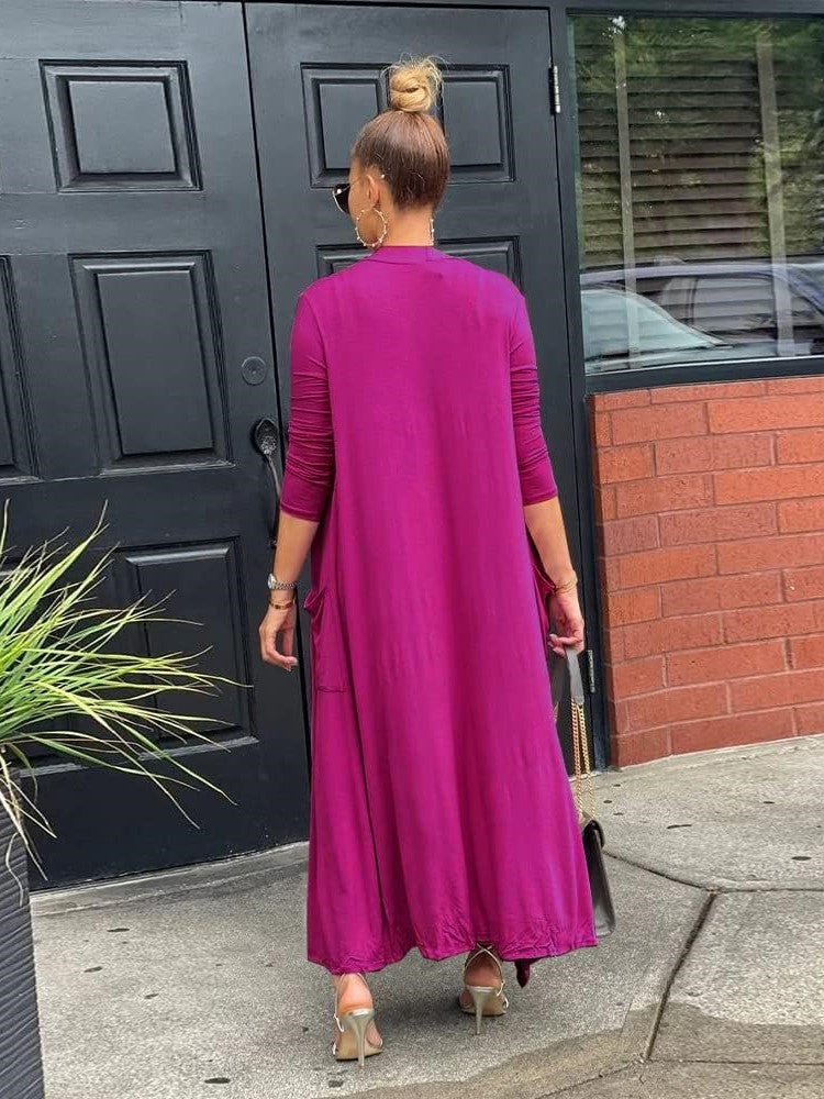 Side Pocket Casaul Cardigan Black / M