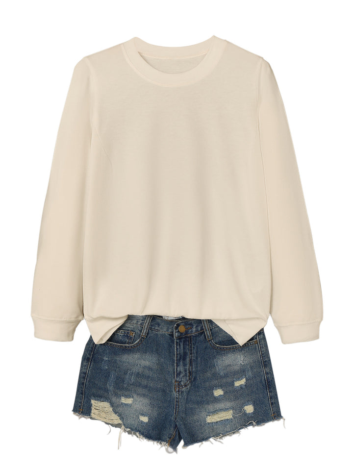 Casual Crew Neck Comfort T-Shirt